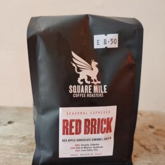 Red Brick seasonal espresso coffee beans, Square Mile, 375 g
