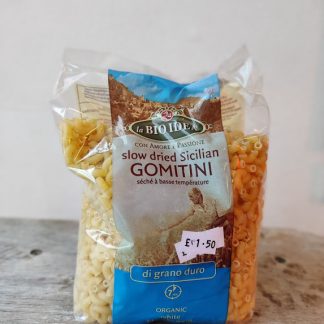Pasta, Sicilian Gomitini, organic, 500g
